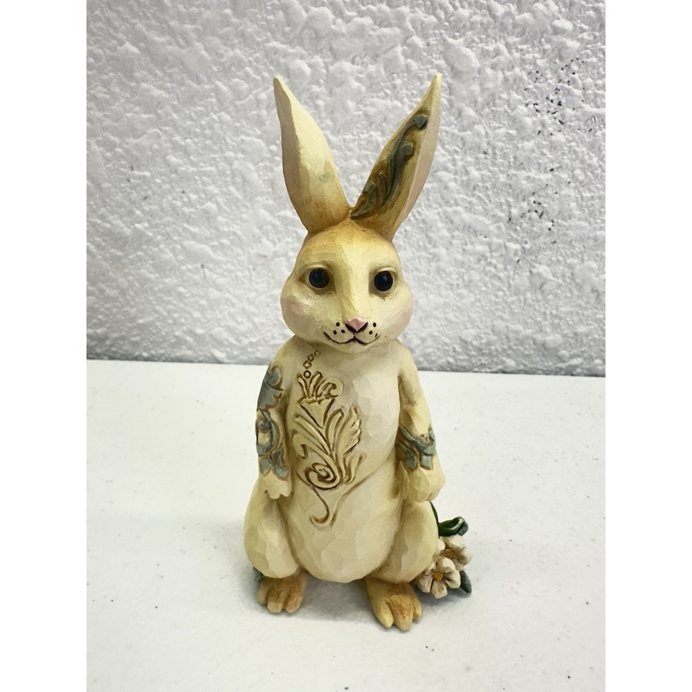 Jim Shore Heartwood Creek 4056969 "Bunny Beauty" Bunny Rabbit Figurine 2016